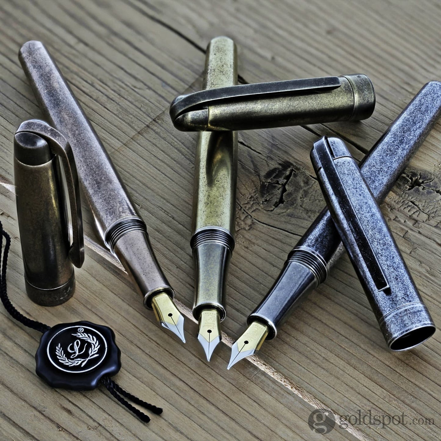 Laban Antique Fountain Pen in Silver Fountain Pen