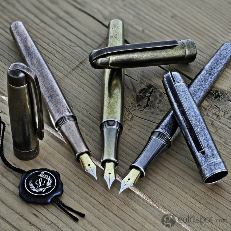 Laban Antique Fountain Pen in Silver Fountain Pen