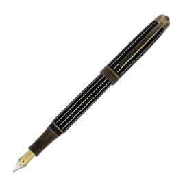 Laban Antique II Fountain Pen in Gold with Lines