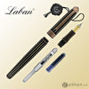 Laban Antique II Fountain Pen in Gold with Lines Fountain Pen
