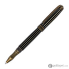 Laban Antique II Rollerball Pen in Gold with Lines Rollerball Pen