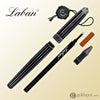 Laban Antique II Rollerball Pen in Silver with Lines Rollerball Pen