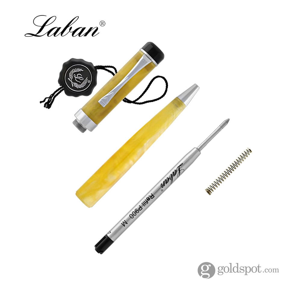 Laban Celebration Ballpoint Pen in Harvest Yellow - Goldspot Pens