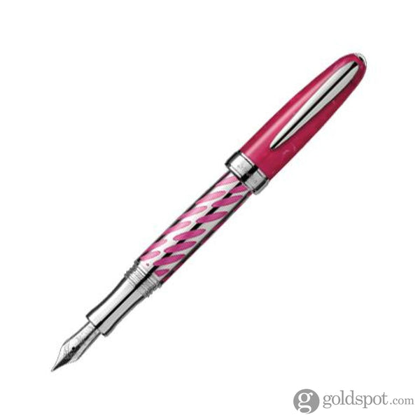 Laban Enamel Fountain Pen in Pink Ovals Fountain Pen