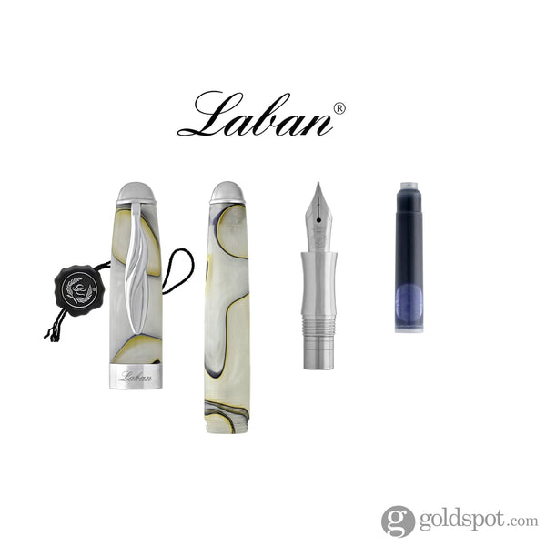 Laban Expression Fountain Pen in Oyster Yellow - Medium Point Fountain Pen