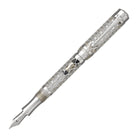 Laban Flora Fountain Pen in Silver Fountain Pen