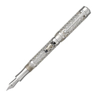 Laban Flora Fountain Pen in Silver