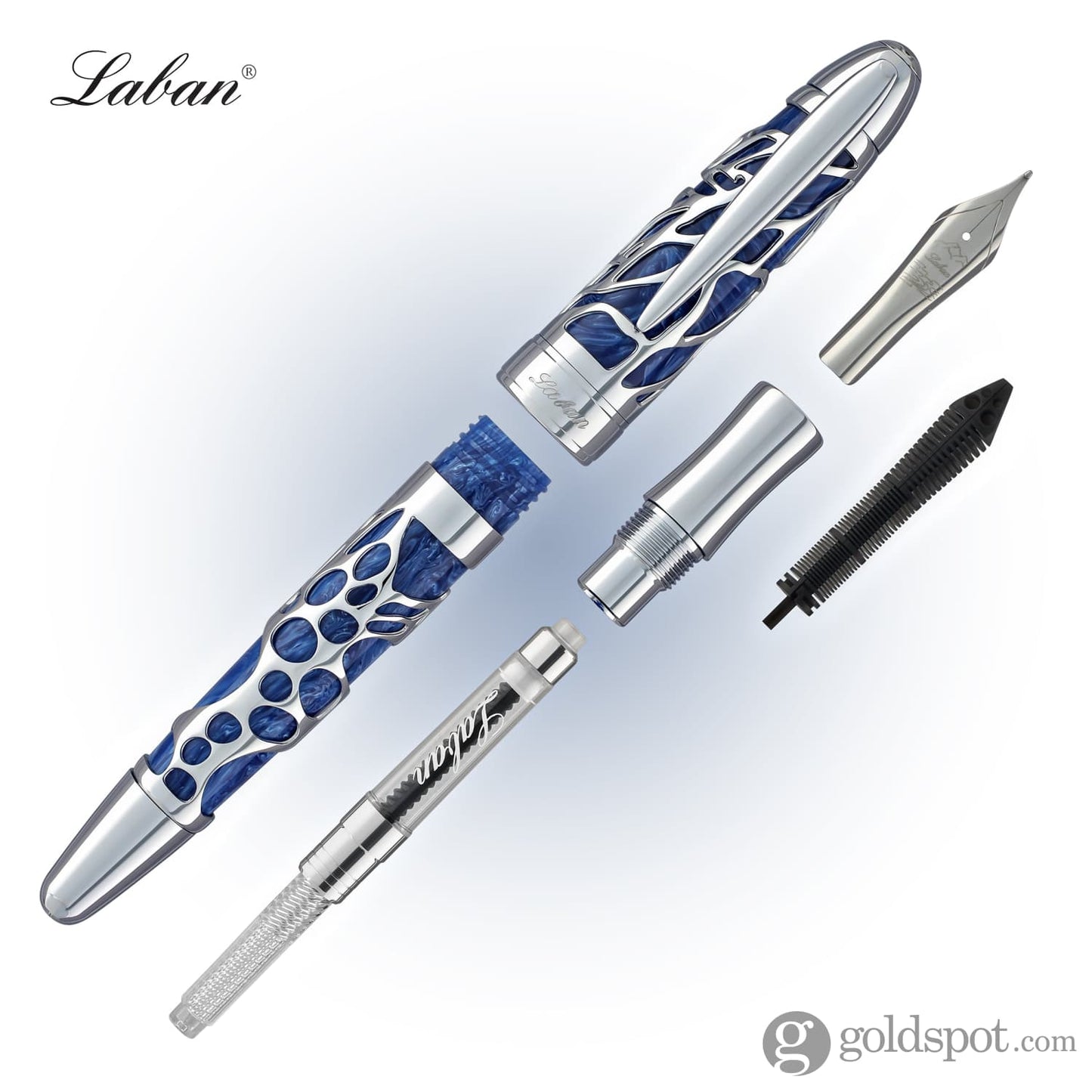 Laban Formosa Fountain Pen in Blue Wave Fountain Pen