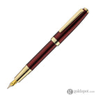 Laban 986 Guilloche Fountain Pen in Ruby Red Fountain Pen