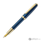 Laban 986 Guilloche Fountain Pen in Sapphire Blue Fountain Pen