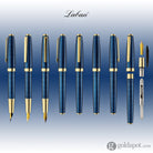 Laban 986 Guilloche Fountain Pen in Sapphire Blue Fountain Pen