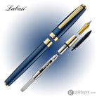 Laban 986 Guilloche Fountain Pen in Sapphire Blue Fountain Pen