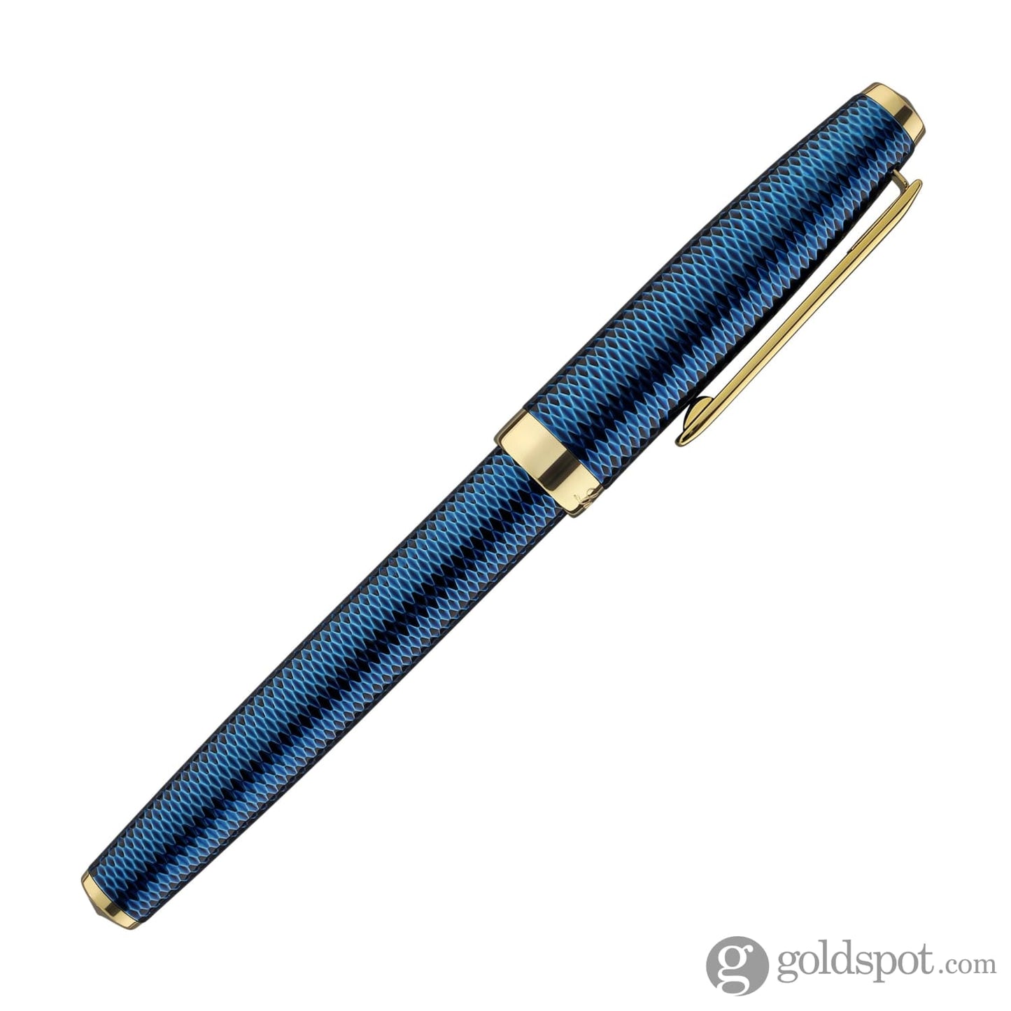 Laban 986 Guilloche Rollerball Pen in Sapphire Blue Rollerball Pen