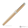 Laban Gold and Rose Gold Fountain Pen in Perpendicular Rose Gold - Medium Point Fountain Pen