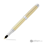 Laban Gold and Rose Gold Fountain Pen in Gold with Crisscross - Medium Point Fountain Pen