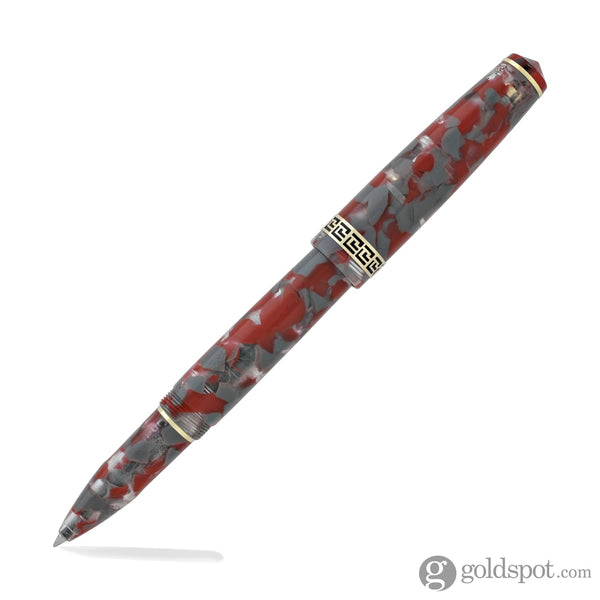 Laban Grecian Rollerball Pen in Red and Gray Marbled Pen