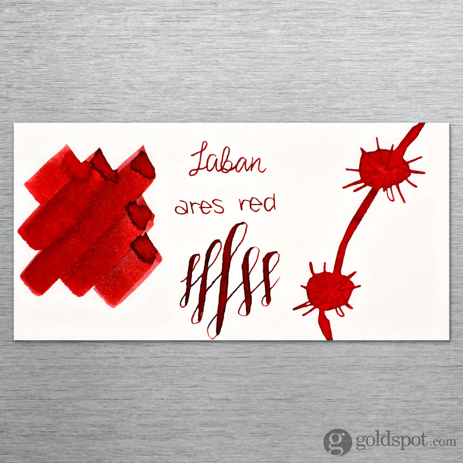 Laban Greek Mythology Bottled Ink in Ares Dark Red - 50ml - Goldspot Pens