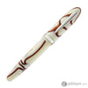 Laban Mento Fountain Pen in Ivory Burgundy Electric Resin Fountain Pen