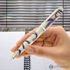 Laban Mento Fountain Pen in Ivory Purple Electric Resin Fountain Pen