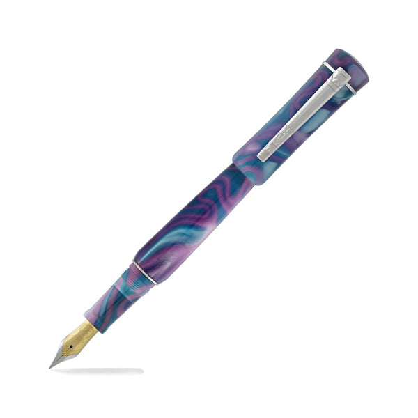 Laban Scepter Fountain Pen in Purple Tornado Fountain Pen