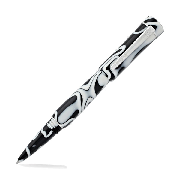 Laban Scepter Rollerball Pen in White Electric Rollerball Pen