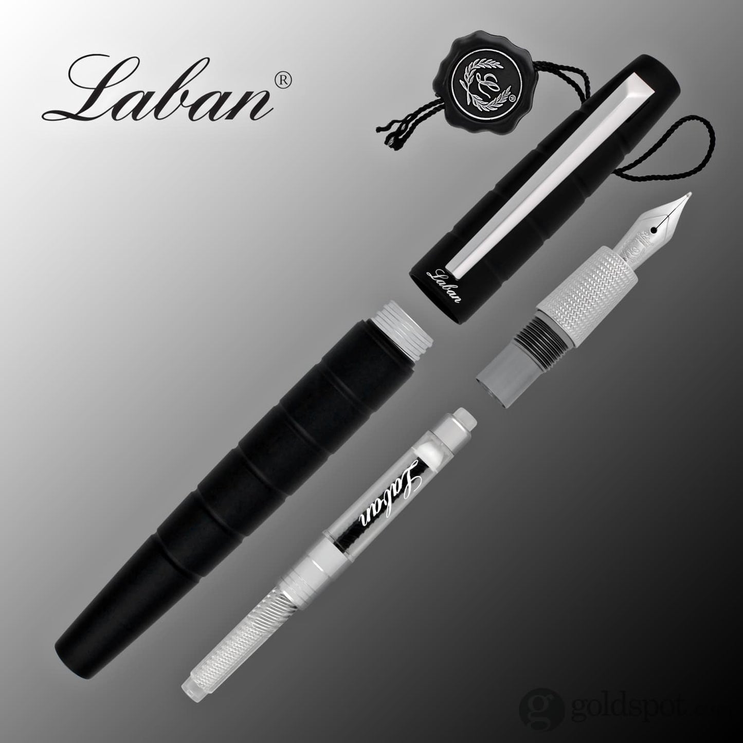 Laban Solar Fountain Pen in Black Fountain Pen