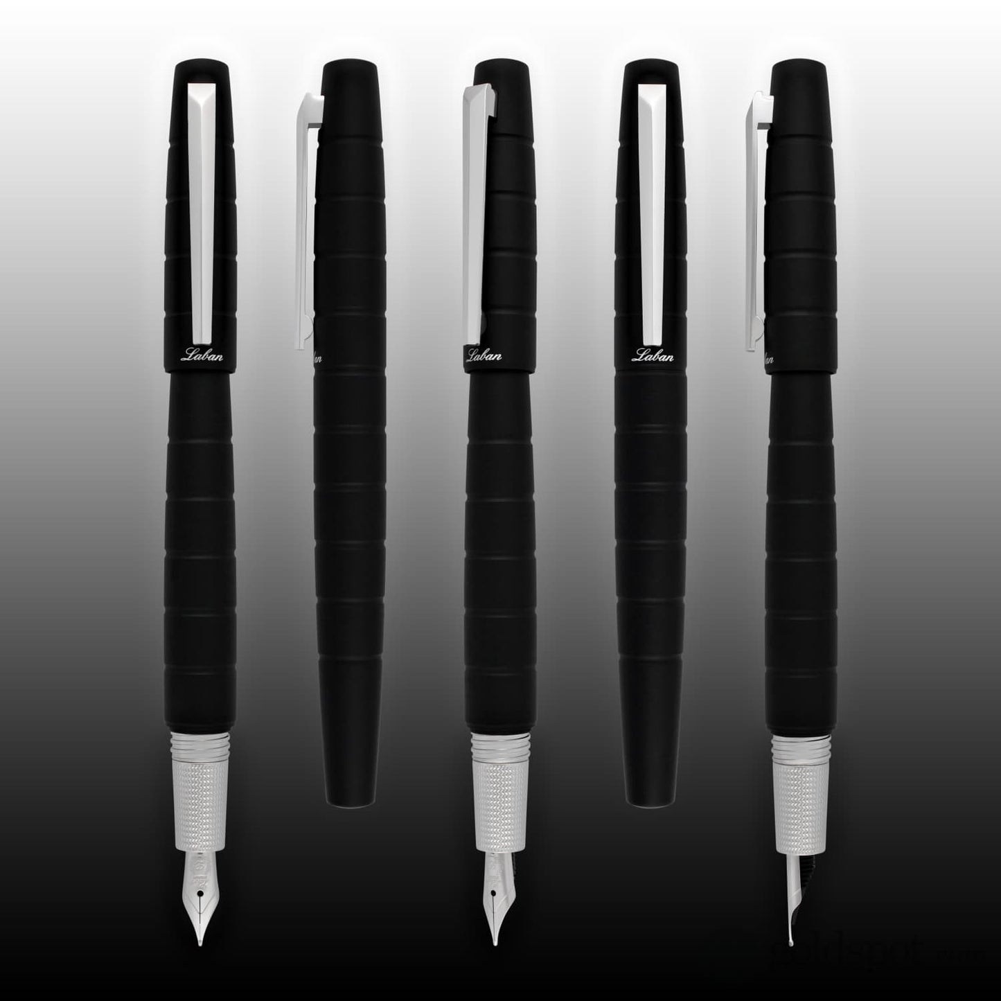 Laban Solar Fountain Pen in Black Fountain Pen