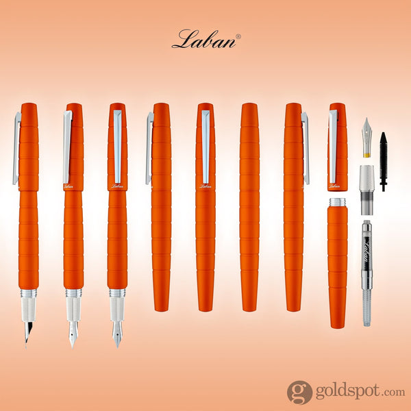 Laban Solar Fountain Pen in Orange Fountain Pen