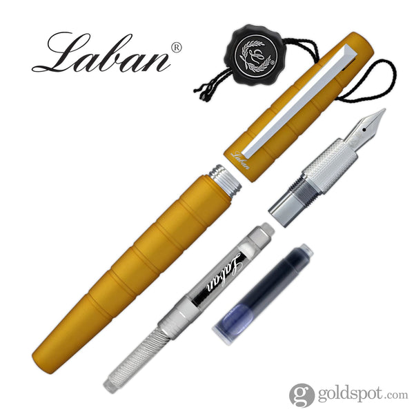 Laban Solar Fountain Pen in Yellow Fountain Pen