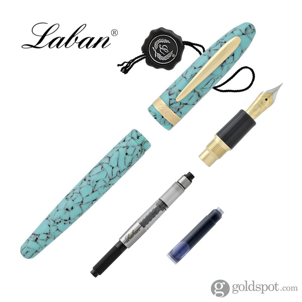 Laban Taroko Fountain Pen in Turquoise Blue Fountain Pen