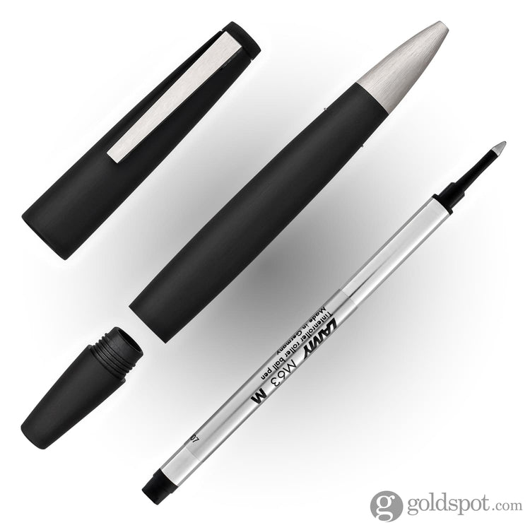 Lamy 2000 Rollerball Pen in Black with Stainless Steel Trim Rollerball Pen
