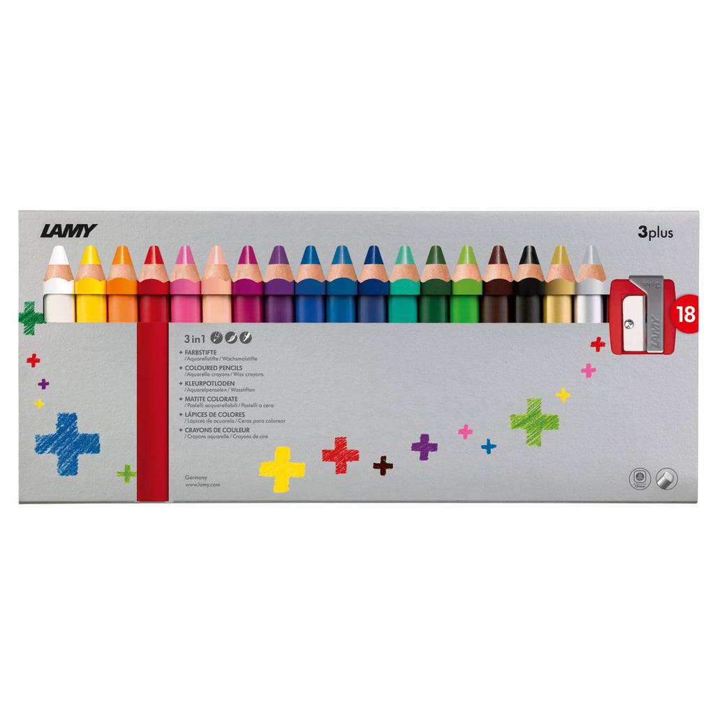 Lamy 3Plus Colored Pencils - Pack of 18 Pencil