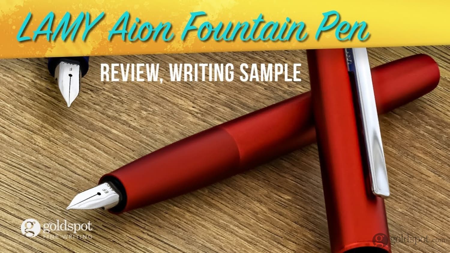Lamy Aion Ballpoint Pen in Black Goldspot Pens