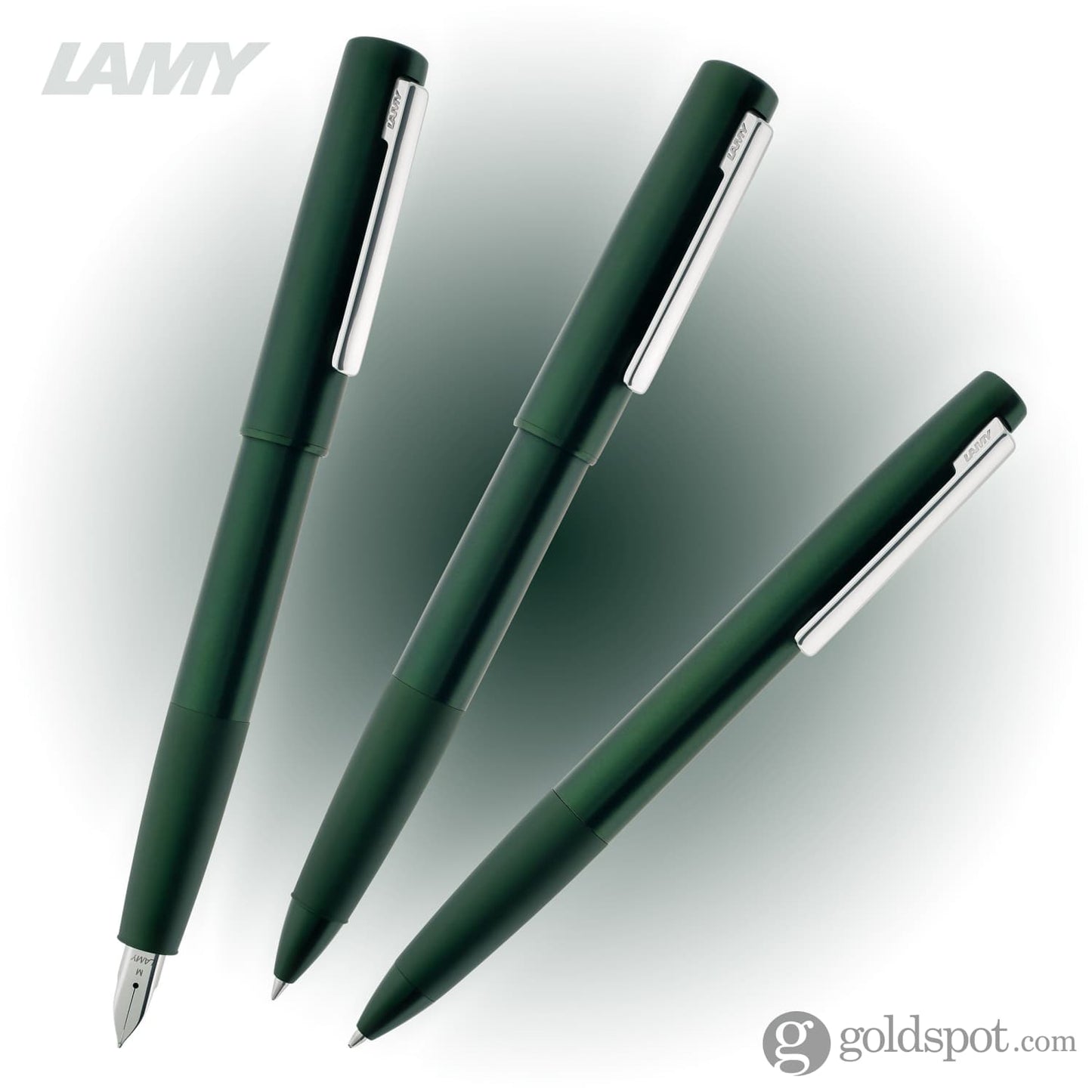 Lamy Aion Rollerball Pen in Dark Green Rollerball Pen