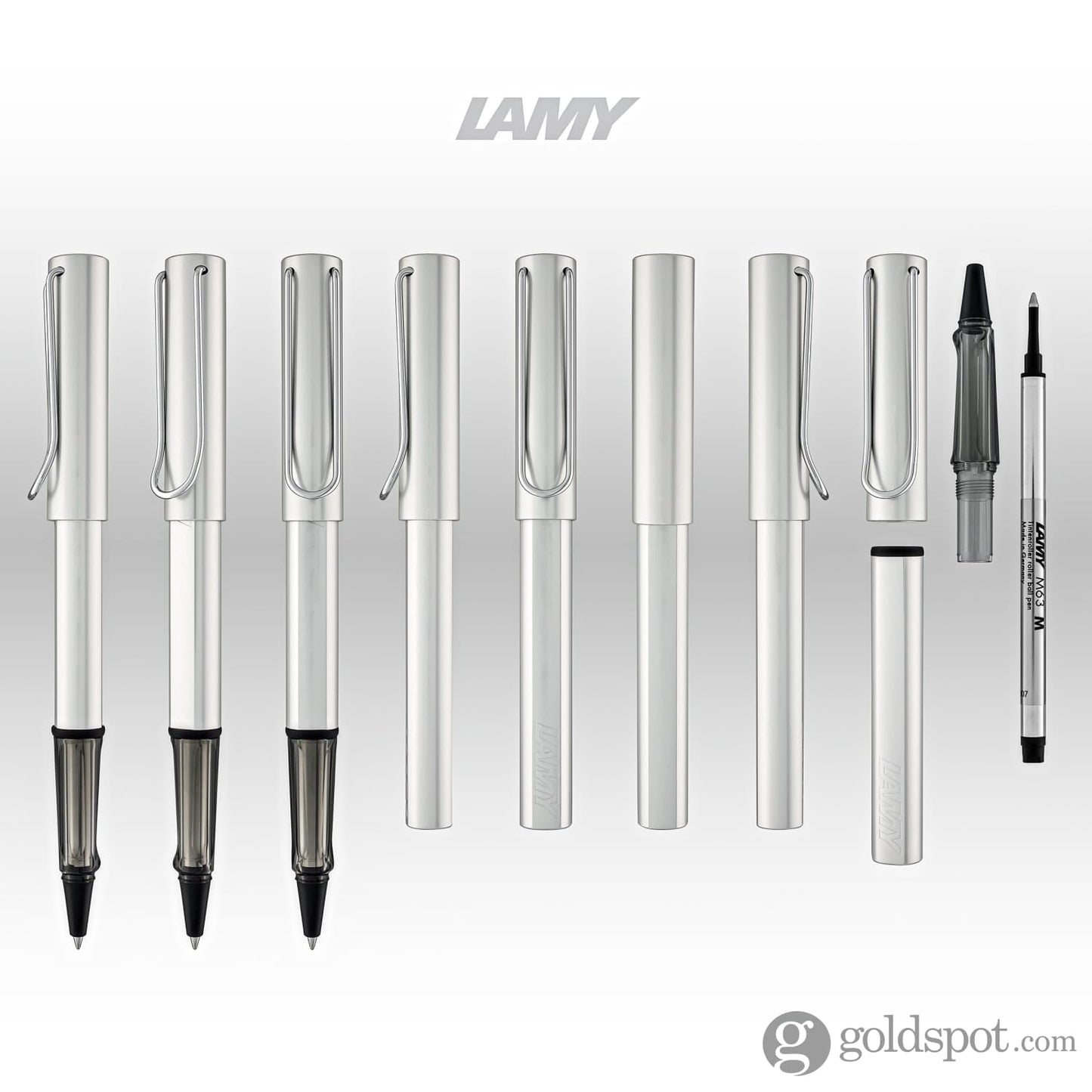 Lamy AL-Star Rollerball Pen in Whitesilver Rollerball Pen