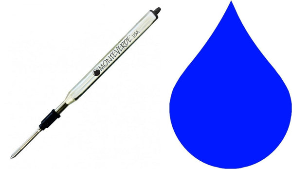 Lamy Ballpoint Pen Refill by Monteverde in Blue - Medium Point Ballpoint Pen Refill