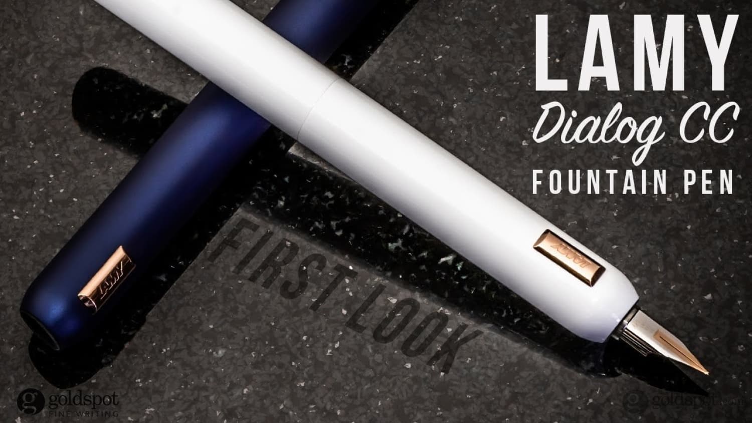 LAMY dialog cc ホワイト Lamy Dialog CC Fountain Pen in White - Goldspot Pens