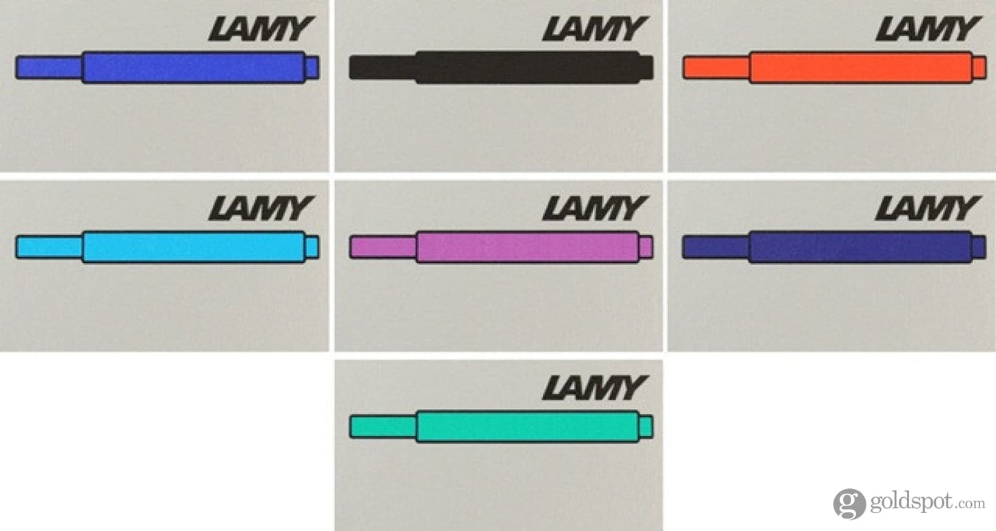 Lamy Fountain Ink Cartridges in Assorted Colors - 7 Sets of 5 Fountain Pen Cartridges