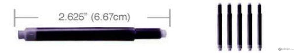 Lamy Fountain Ink Cartridges in Purple by Monteverde - Pack of 5 Fountain Pen Cartridges