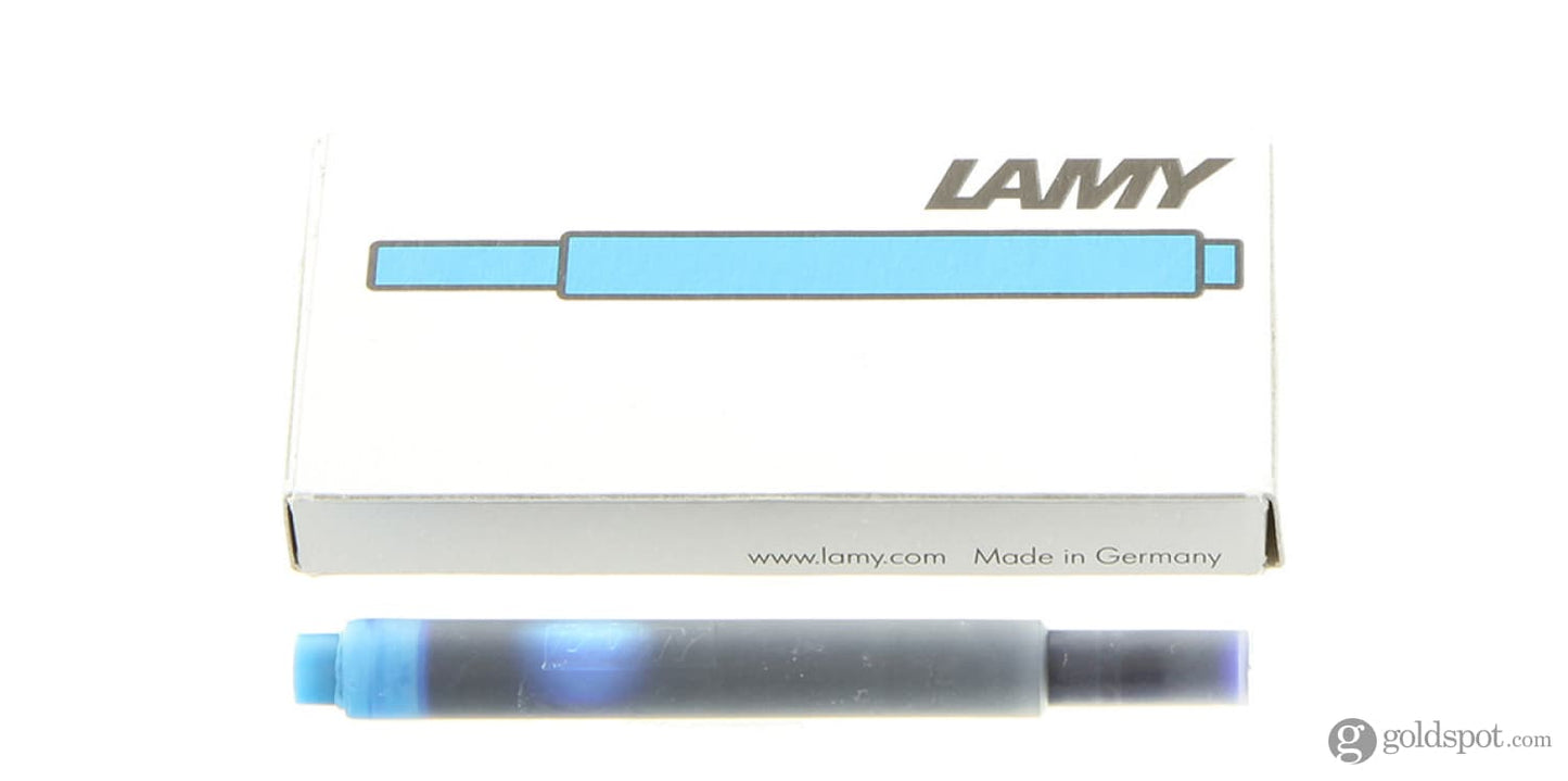Lamy Fountain Ink Cartridges in Turquoise - Pack of 5 Fountain Pen Cartridges