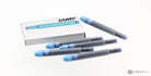 Lamy Fountain Ink Cartridges in Turquoise - Pack of 5 Fountain Pen Cartridges