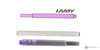 Lamy Fountain Ink Cartridges in Violet - Pack of 5 Fountain Pen Cartridges