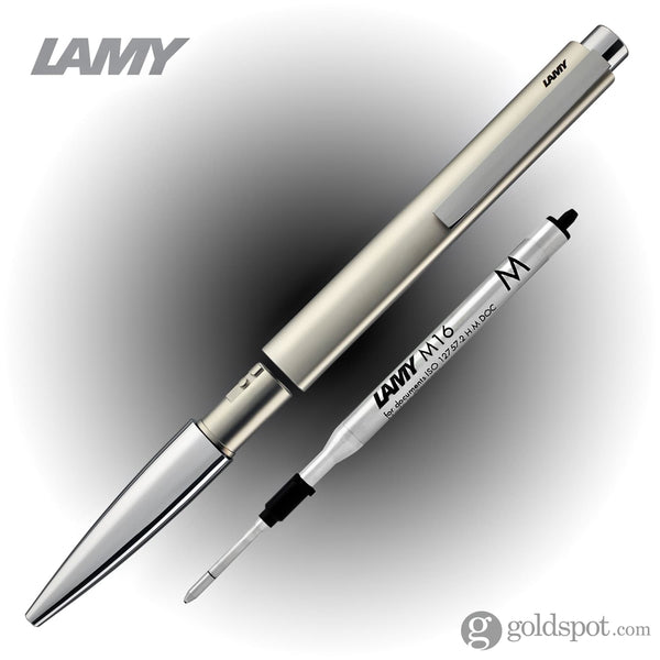 Lamy Ideos Ballpoint Pen in Palladium Ballpoint Pen