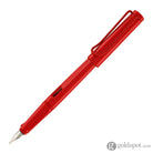 Lamy Joy Calligraphy Fountain Pen in Strawberry with Red Clip - 1.5 mm Stub Nib Fountain Pen