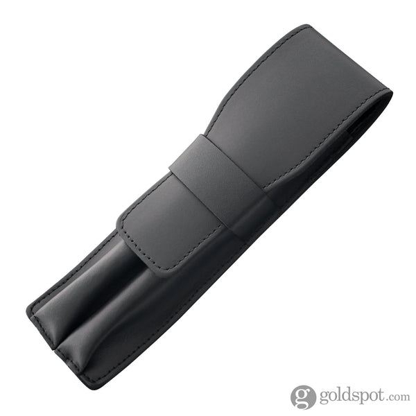 Lamy Leather Double Sleeve Pen Pouch in Black Pen Case