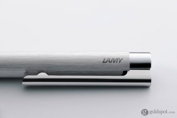 Lamy Logo Ballpoint Pen in Brushed Stainless Steel Ballpoint Pen
