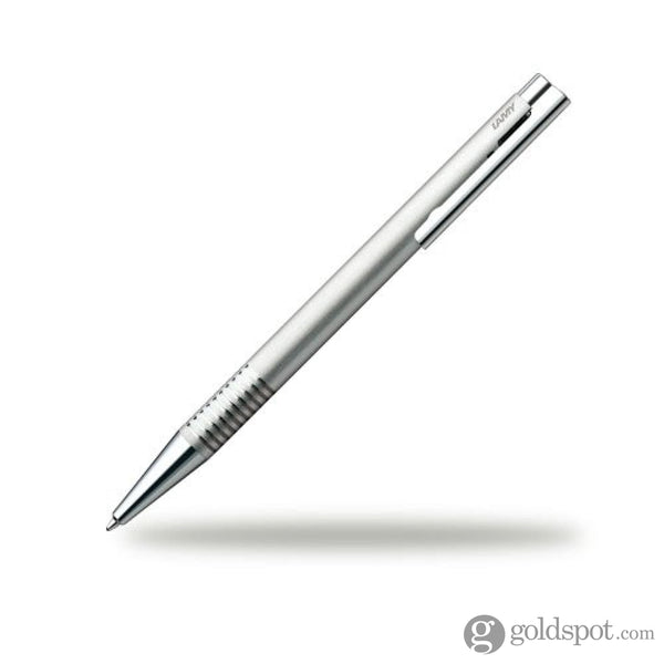 Lamy Logo Ballpoint Pen in Brushed Stainless Steel Ballpoint Pen