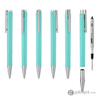 Lamy Logo M+ Ballpoint Pen in Lagoon Gloss Ballpoint Pen