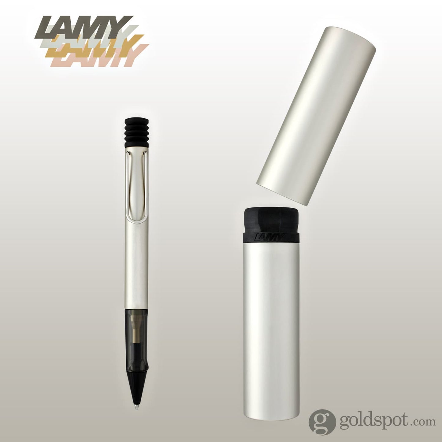 Lamy LX Ballpoint Pen in Palladium Ballpoint Pen