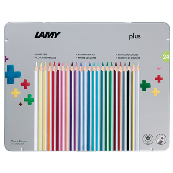 Lamy Plus Colored Pencils with Metal Box - Pack of 12 Pencil